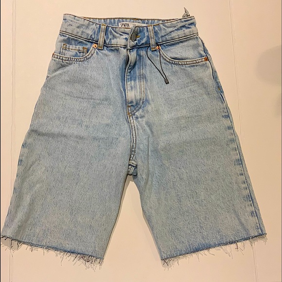 Zara high waisted 90s shorts NWOT - Picture 2 of 3